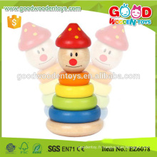 Nontxic Paint Happy Clown Tumbler Roly Poly Wood Jouets éducatifs 2015